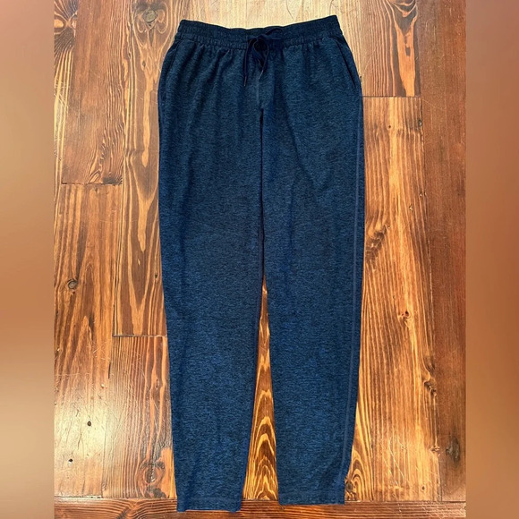OUTDOOR VOICES Cloudknit Sweatpants Loungewear Heater Navy Blue - Picture 5 of 8